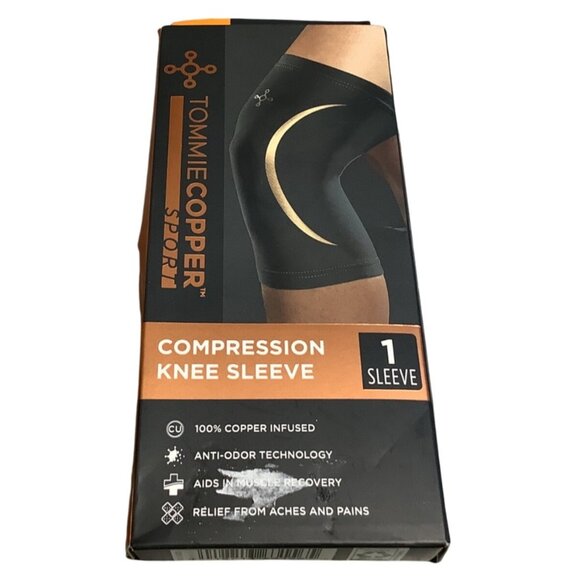 Tommie Copper Sport Knee Sleeve Compression Large/XL Sleeve Joint Pain Relief - Picture 2 of 5